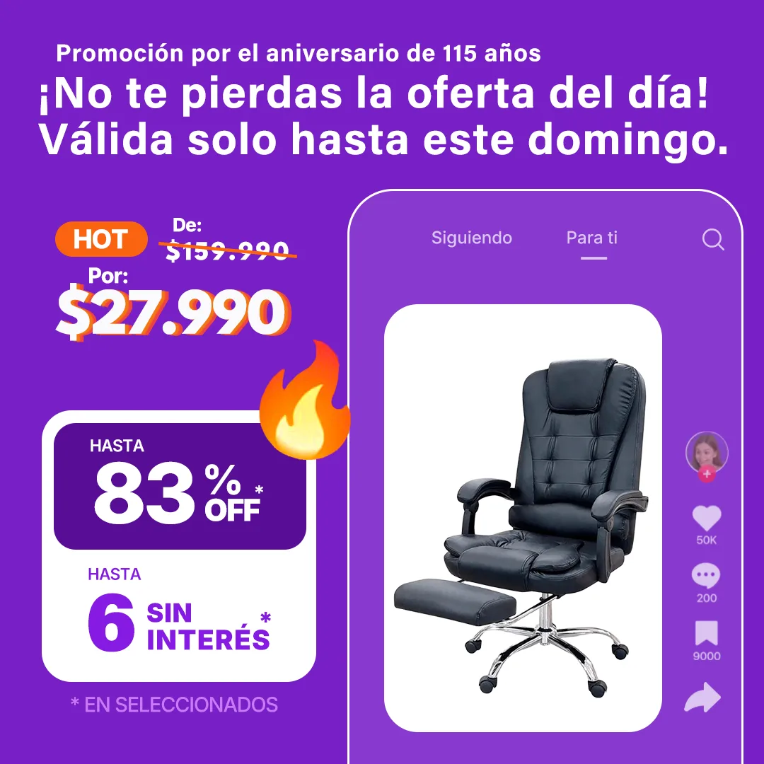 Silla Ejecutiva con Masaje Desillas Stephan