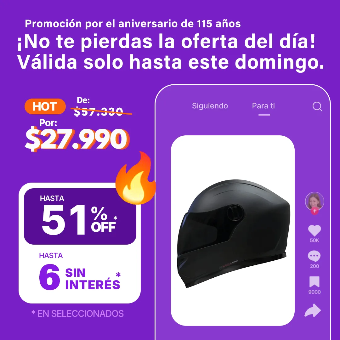 Casco Integral Moto Vertigo V32 Vanguard