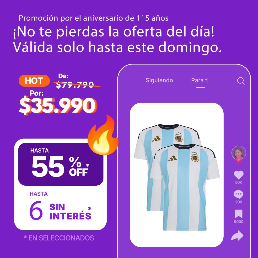 COMPRA 1 Y LLEVATE 2 Camiseta Argentina 2026