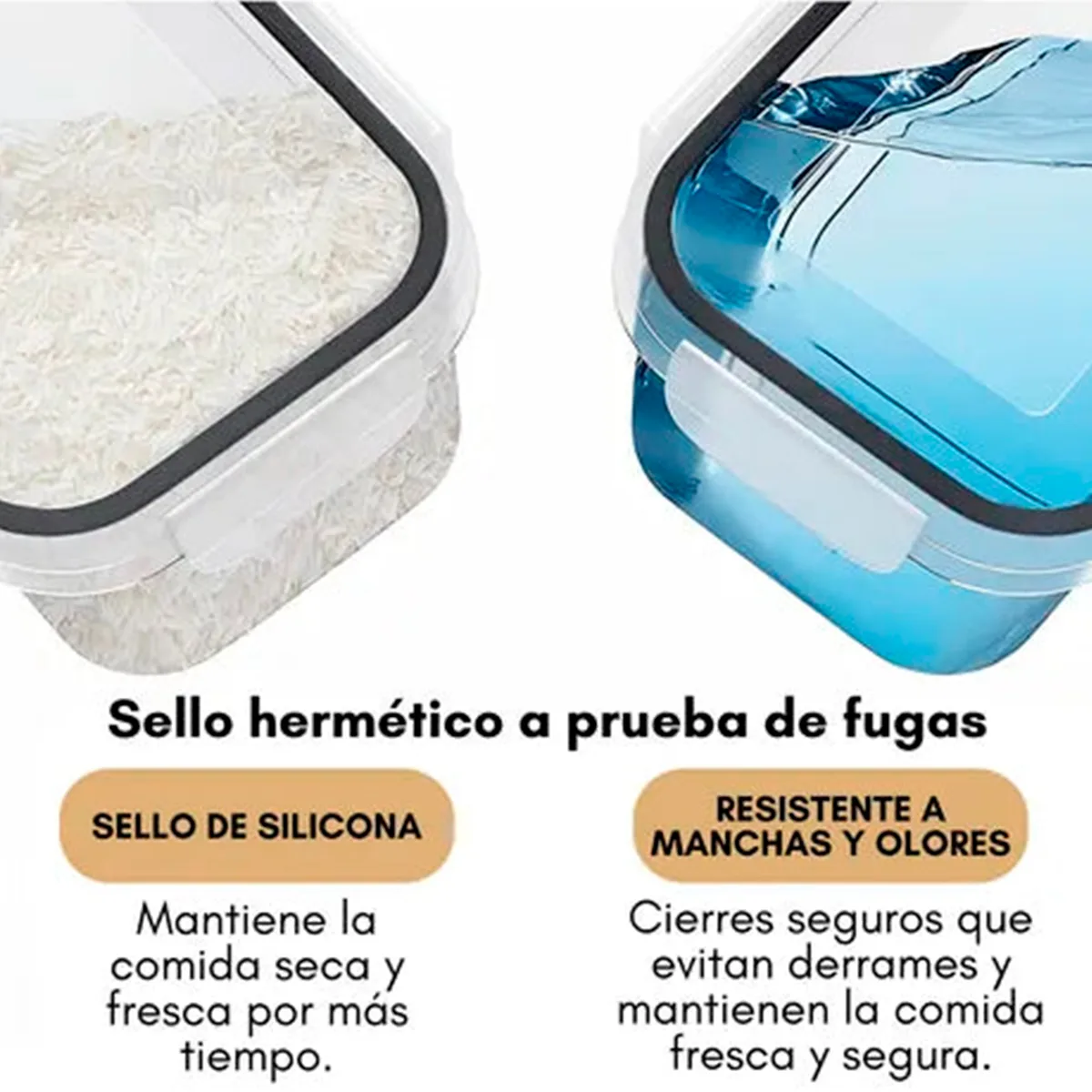 Kit x28 Contenedores Herméticos Acrílicos