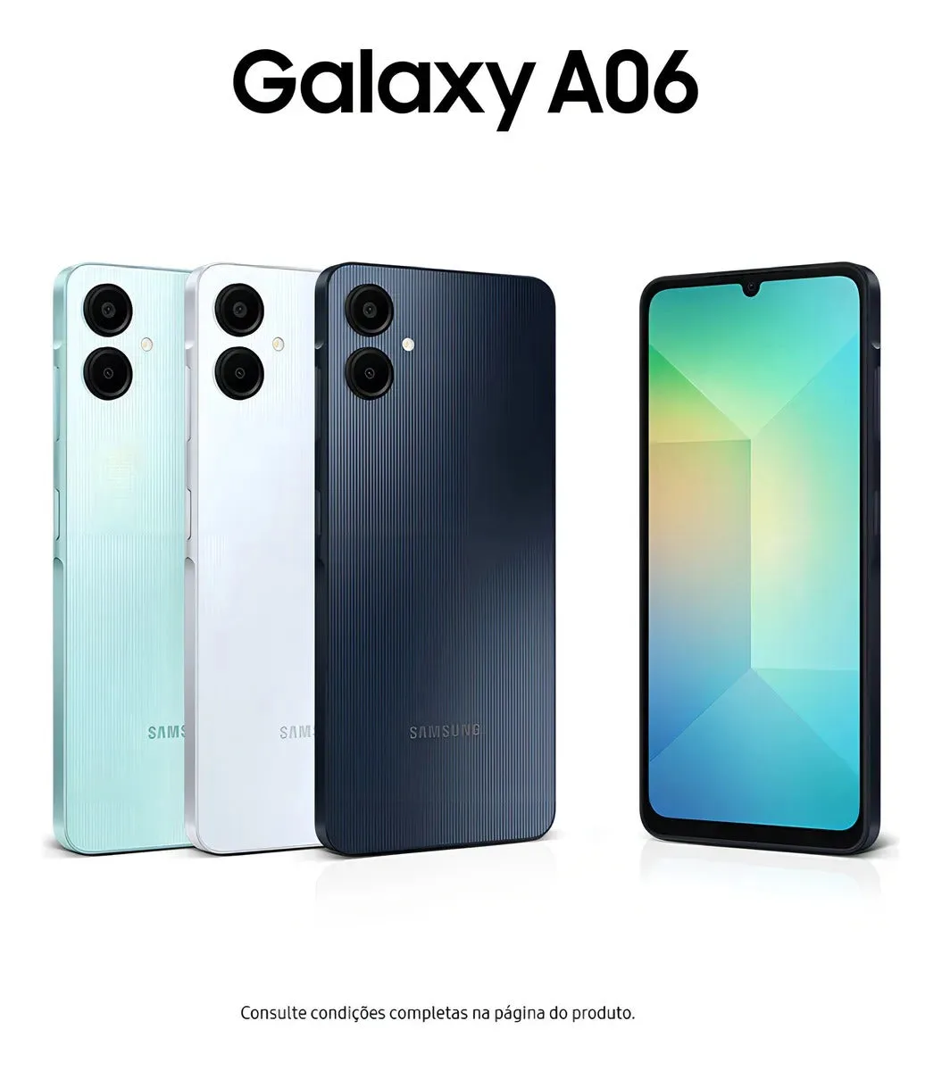 Celular Samsung Galaxy A06 64gb Light Blue Celeste