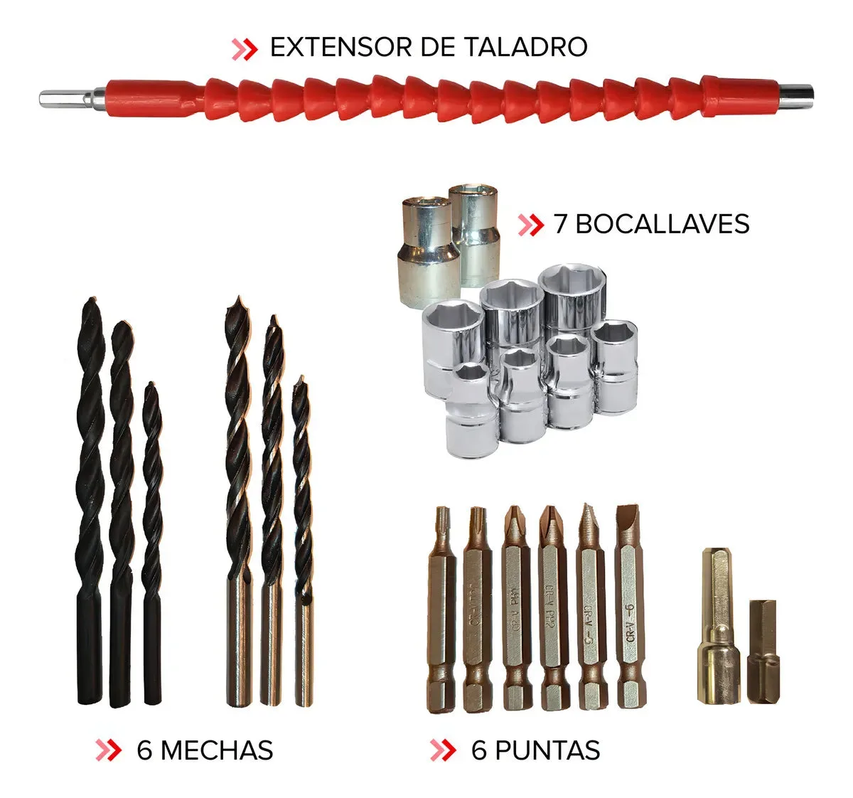 Taladro Percutor Inalámbrico Kommberg 20V 13mm