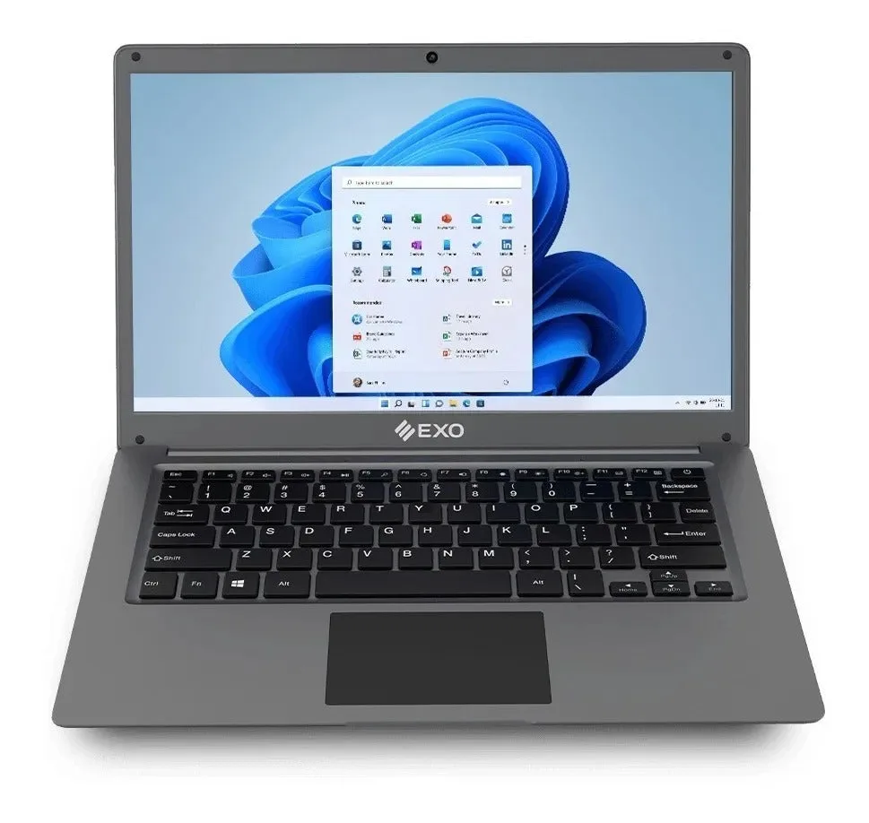 Notebook Exo Smart T38 Intel N4020 4gb Ssd128gb Windows 11 Color Gris